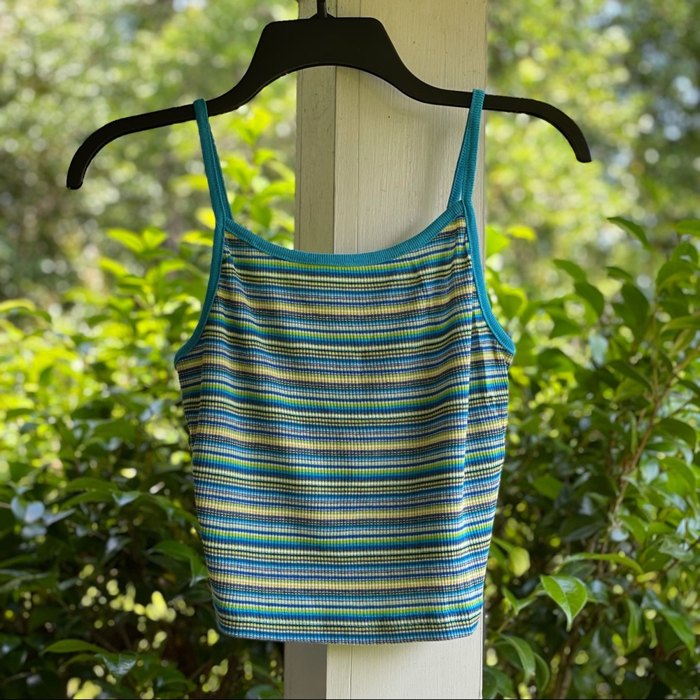 5•7•9 Vintage 90’s Striped Slightly Cropped Tank